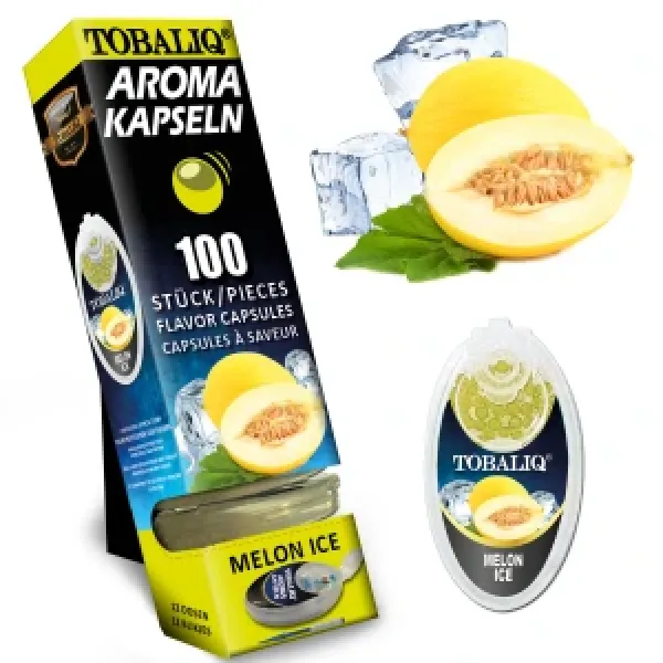 Tobaliq "Melon Ice" Aromakapsel mit 100 Kugeln-1 Dose
